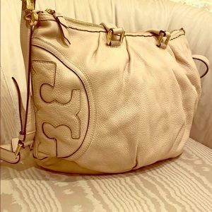Tory Burch shoulder cream leather bag
